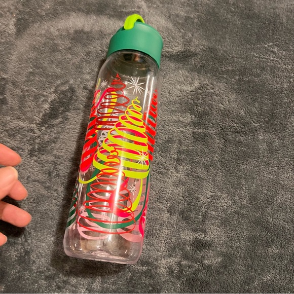 Starbucks Festive Bottle with Green and Red Accents - Picture 3 of 11